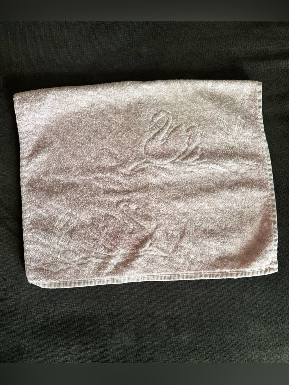 Swan Hand Towel Vintage